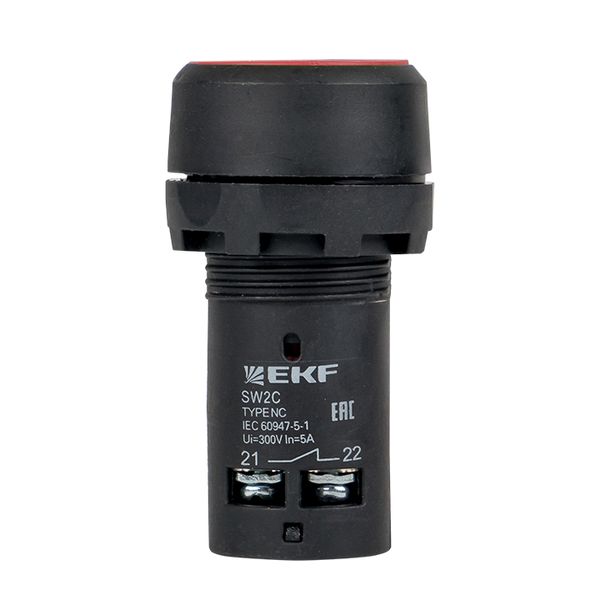 Кнопка SW2C-11 возвратная красная NO+NC EKF PROxima
